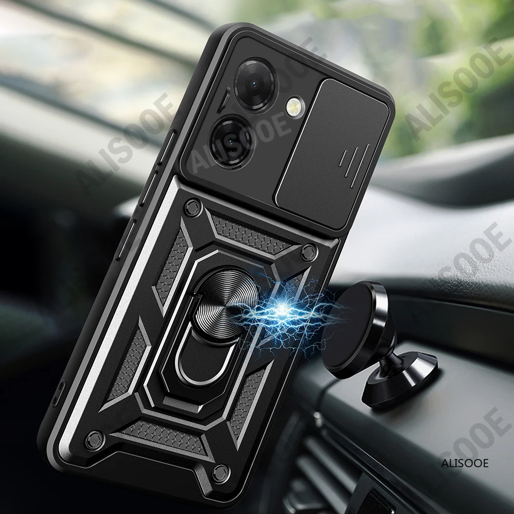 Para Xiaomi Redmi A5 4G (173,3mm) versión europea Funda deslizante anillo de cámara cubierta de soporte a prueba de golpes Capa Armor Funda - imagen 4