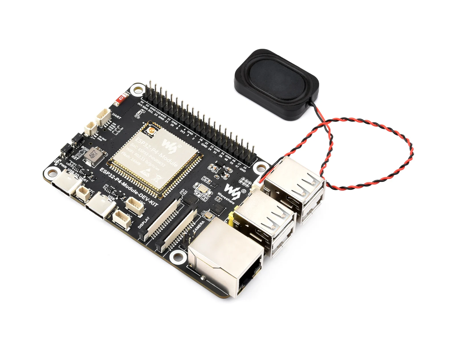 Placa de desarrollo de alto rendimiento del módulo Waveshare ESP32-P4, basada en ESP32-P4 y ESP32-C6, compatible con Wi-Fi 6 Bluetooth 5/BLE - imagen 5