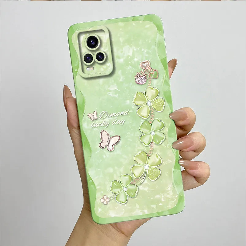 Para Vivo V20 funda V2025 lindo astronauta silicona suave TPU fundas de teléfono ultradelgadas para Vivo V 20 V20 VivoV20 contraportada completa Coque - imagen 3