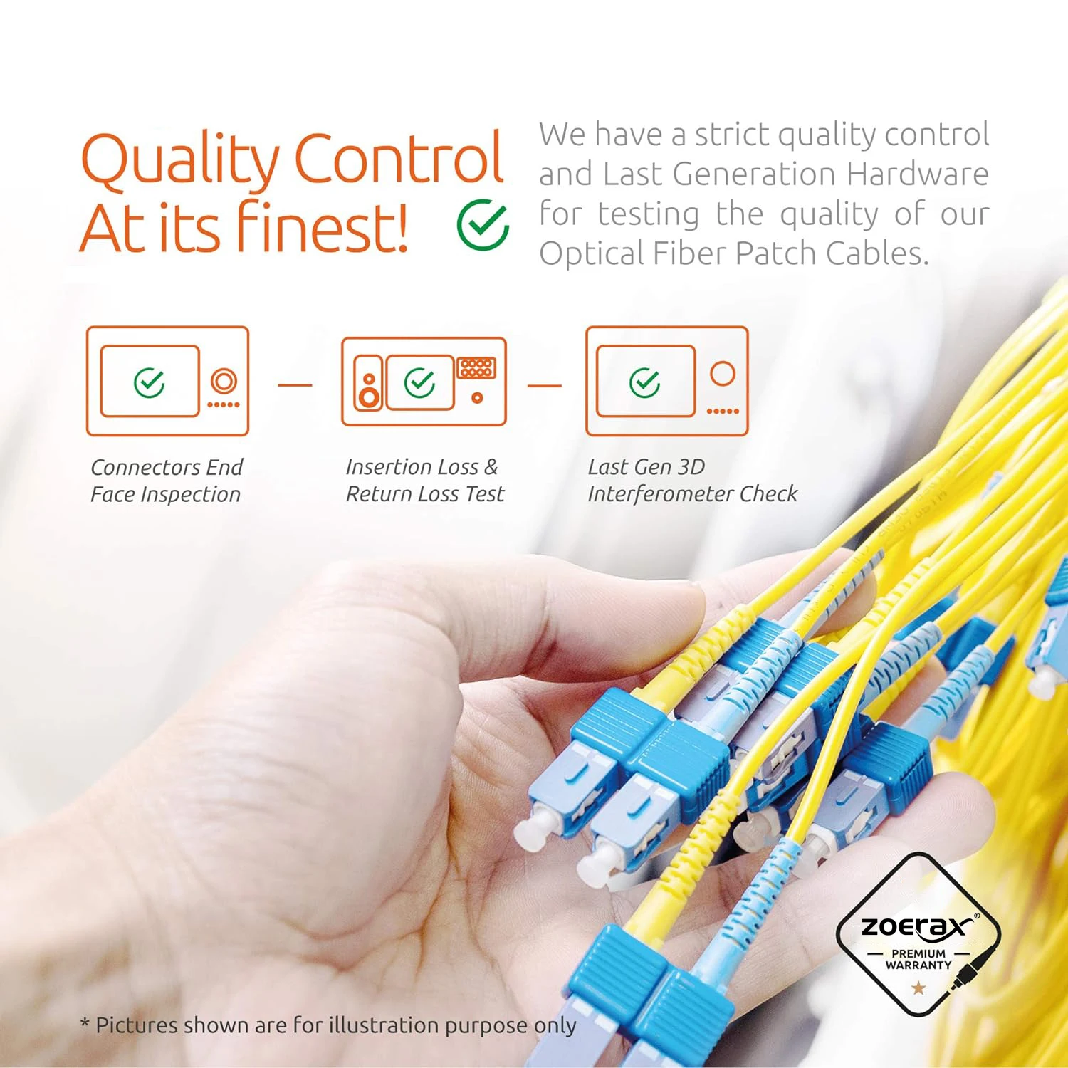 Natalink OS2 SC a SC UPC Cable de conexión de fibra óptica monomodo Simplex 3,0mm 9/125um FTTH Cable de conexión de fibra puente de fibra óptica - imagen 5