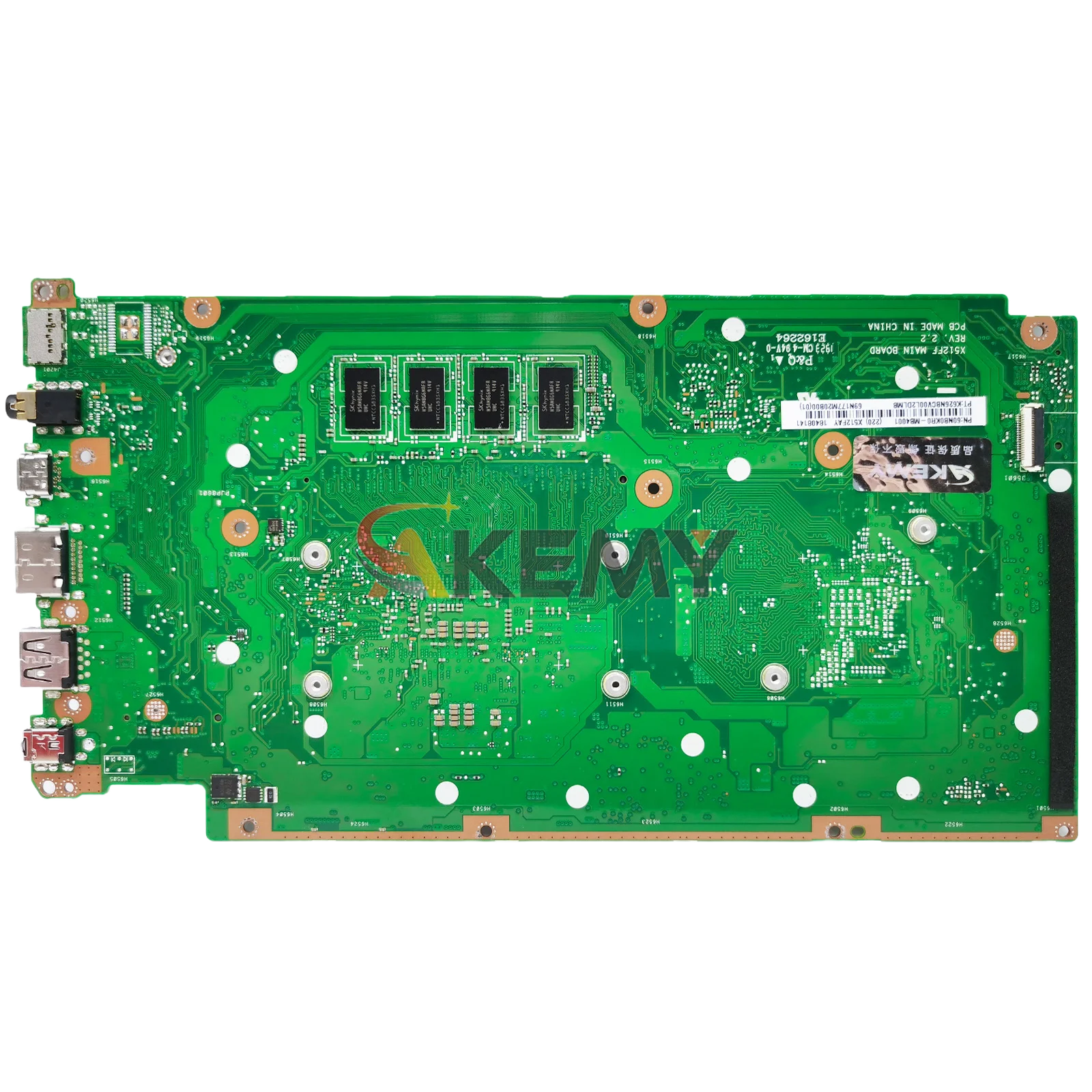 Placa base para ordenador portátil X512FA para ASUS X512F V5000F F512F S512F A512F X512FB X512FJ X512FJG X512FL X512FLC placa base con CPU I3 I5 I7 - imagen 2