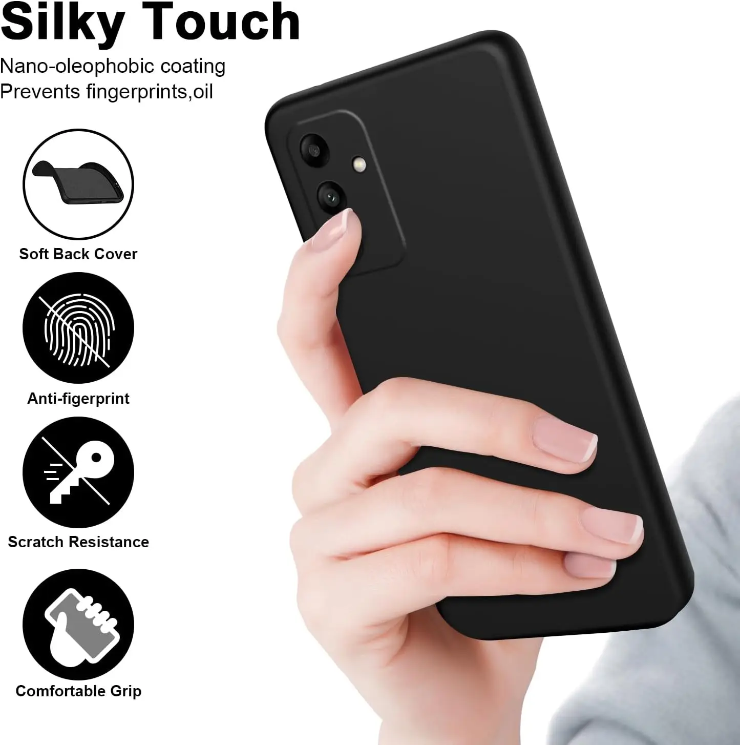 Funda Flexible de silicona líquida TPU para Samsung Galaxy S25 S24 FE S23 Ultra S22 Plus S21 S20 5G, funda protectora, Coque Capa - imagen 2