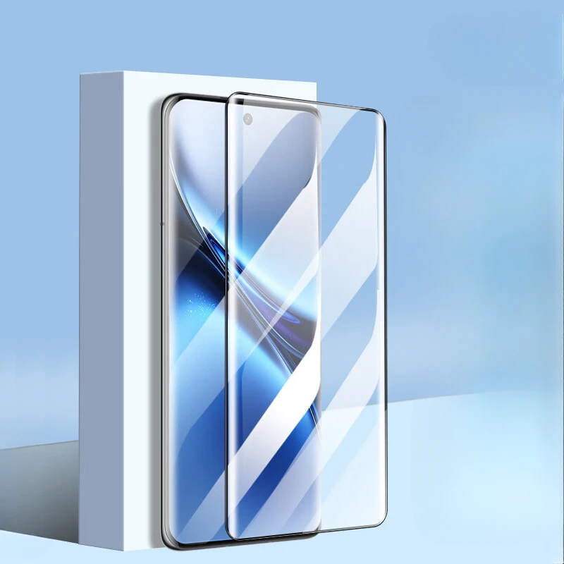 Vidrio templado 9H para Vivo X200 X200Pro Protector de pantalla curvo 3D en VIVO X200 Pro vidrio transparente antiluz azul