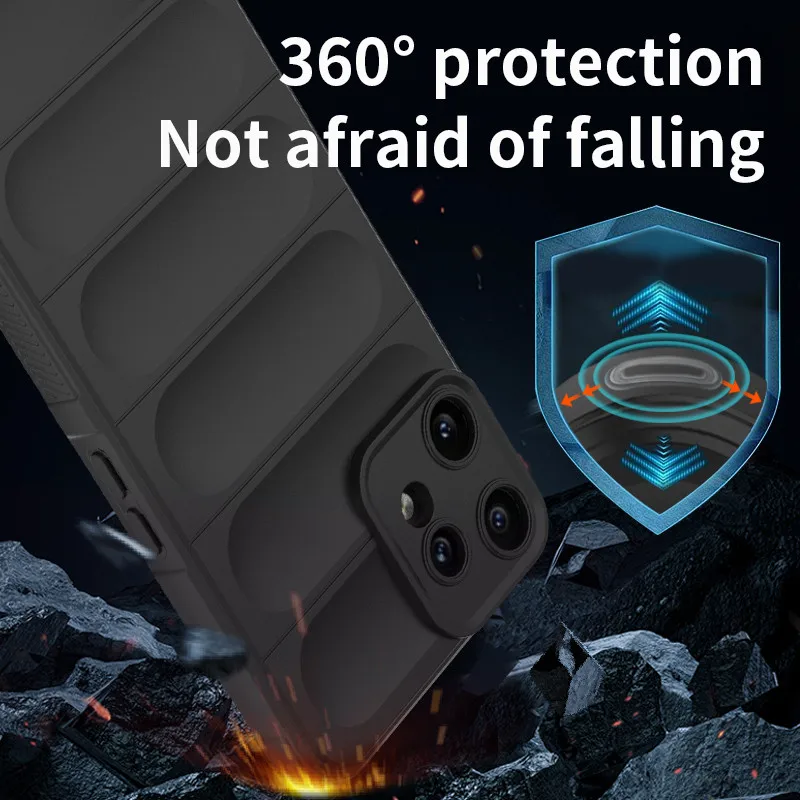 Para nada CMF Phone 2 Pro funda para nada CMF Phone 2a 3a 1 2 Pro funda de goma a prueba de golpes parachoques protector de silicona suave - imagen 4