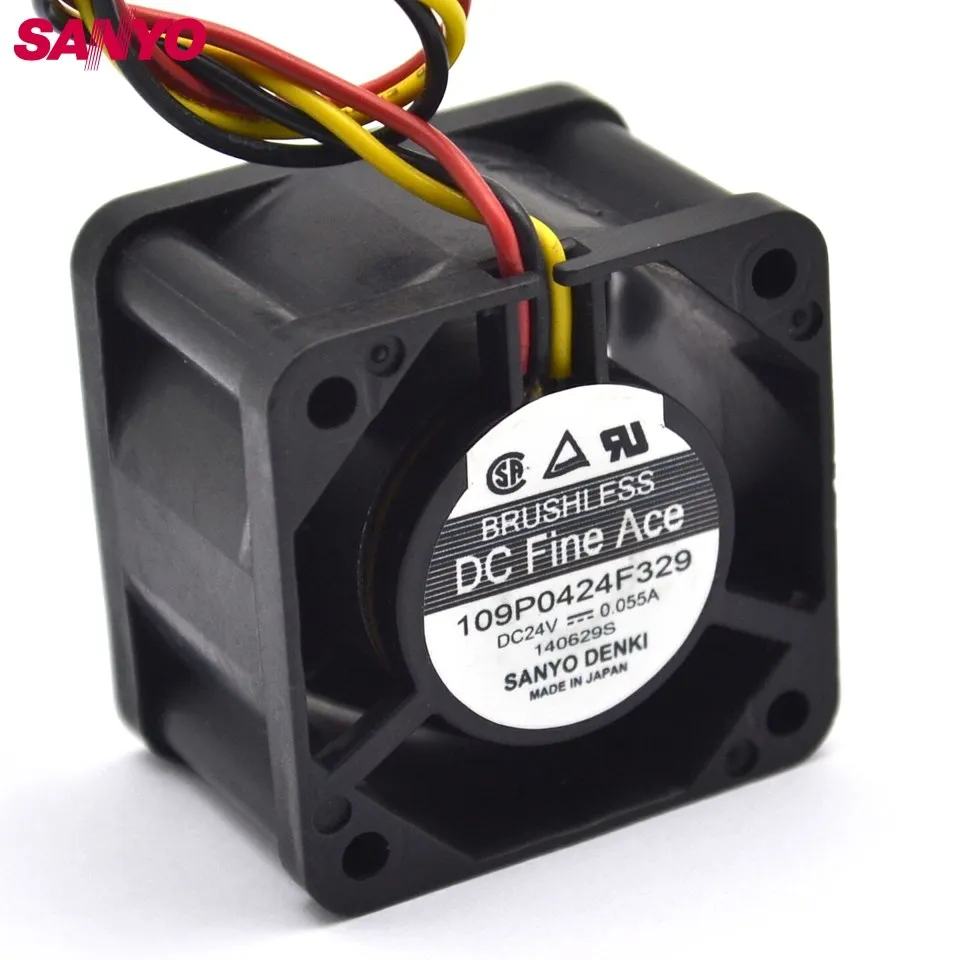 109P0424F329 24V 0.055A auténtico 4CM 40mm servidor ventilador de refrigeración - imagen 3