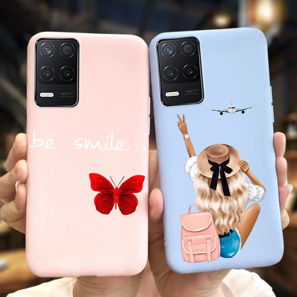 Funda de silicona para Realme 8 5G, carcasa delgada de TPU suave para Realme 8 8i 4G Realme8 RMX3085 Capa - imagen 3