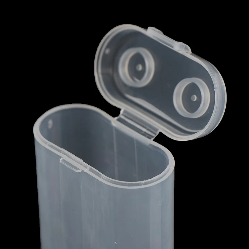 Caja de almacenamiento de batería duradera, 2x18650, soporte duro para 2x18650, batería recargable, fundas de plástico - imagen 3