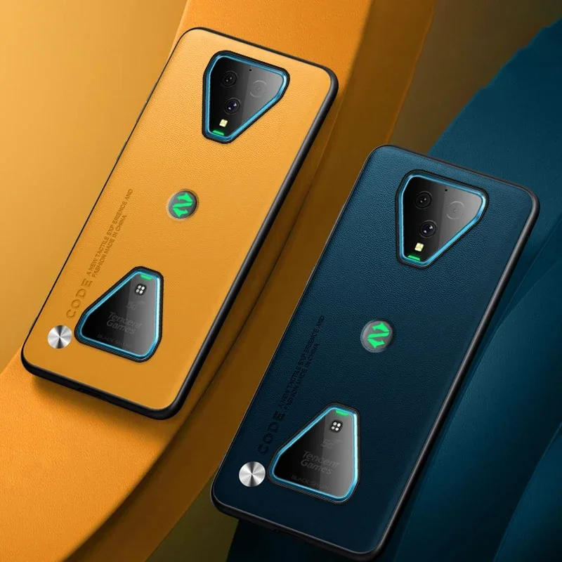 Funda de cuero PU de lujo para Xiaomi Black Shark 3 Pro, funda mate, funda protectora de silicona para teléfono BlackShark 3 Pro 3Pro Coque - imagen 2