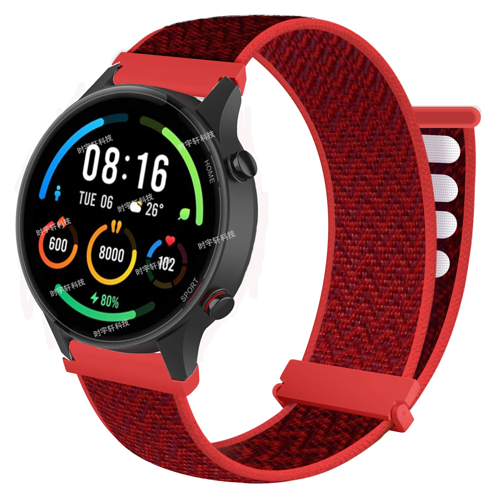 Pulsera de nailon de 20mm y 22mm para reloj Mibro A3 A2 A1, Correa para reloj inteligente Mibro Lite 3 Pro/Lite2/C4 C3 C2/X1 T2, Correa deportiva - imagen 4