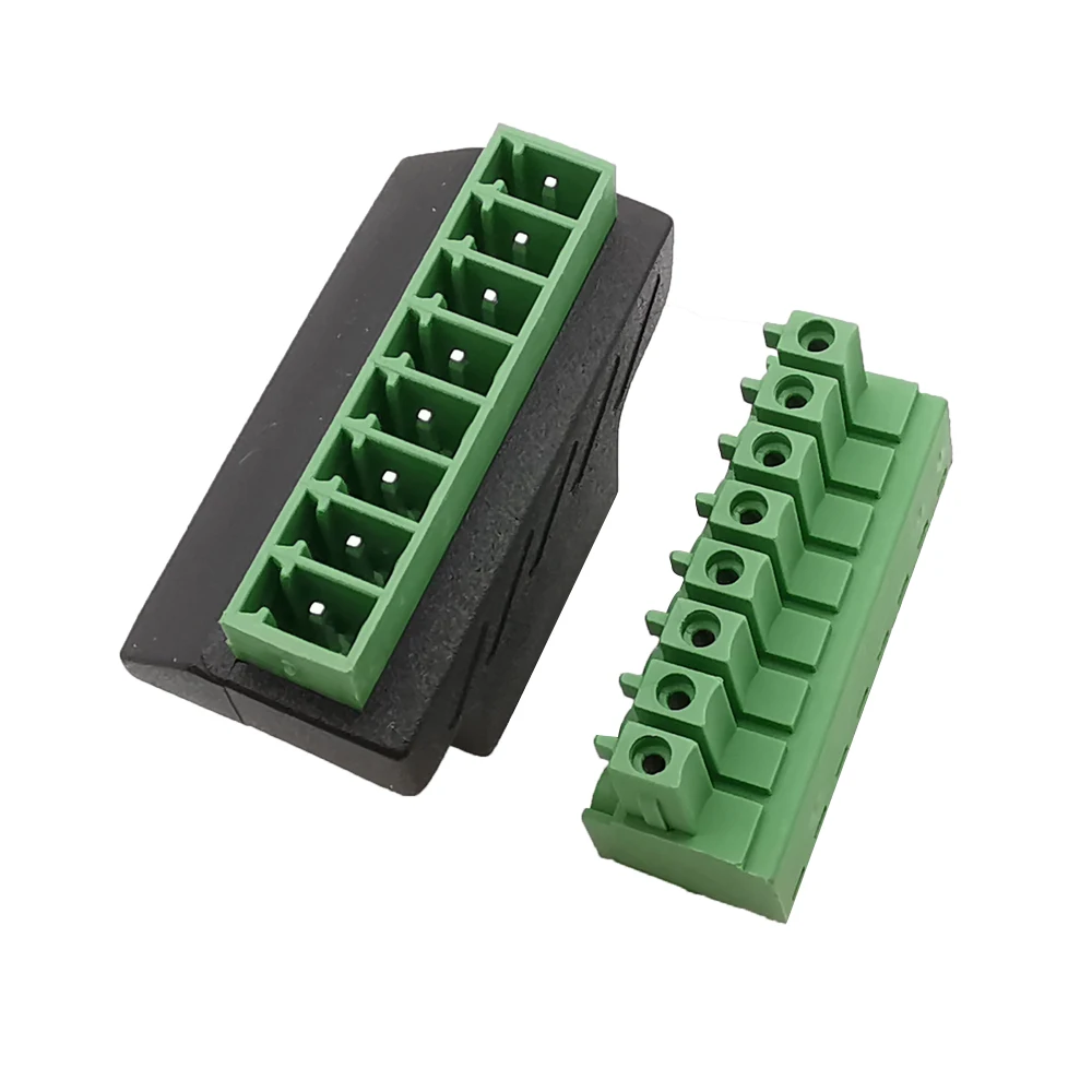 1 Uds RJ45 8P8C hembra a 8 pines macho hembra perno tipo tornillo terminales adaptador conector para extensor Ethernet Cat CCTV - imagen 4