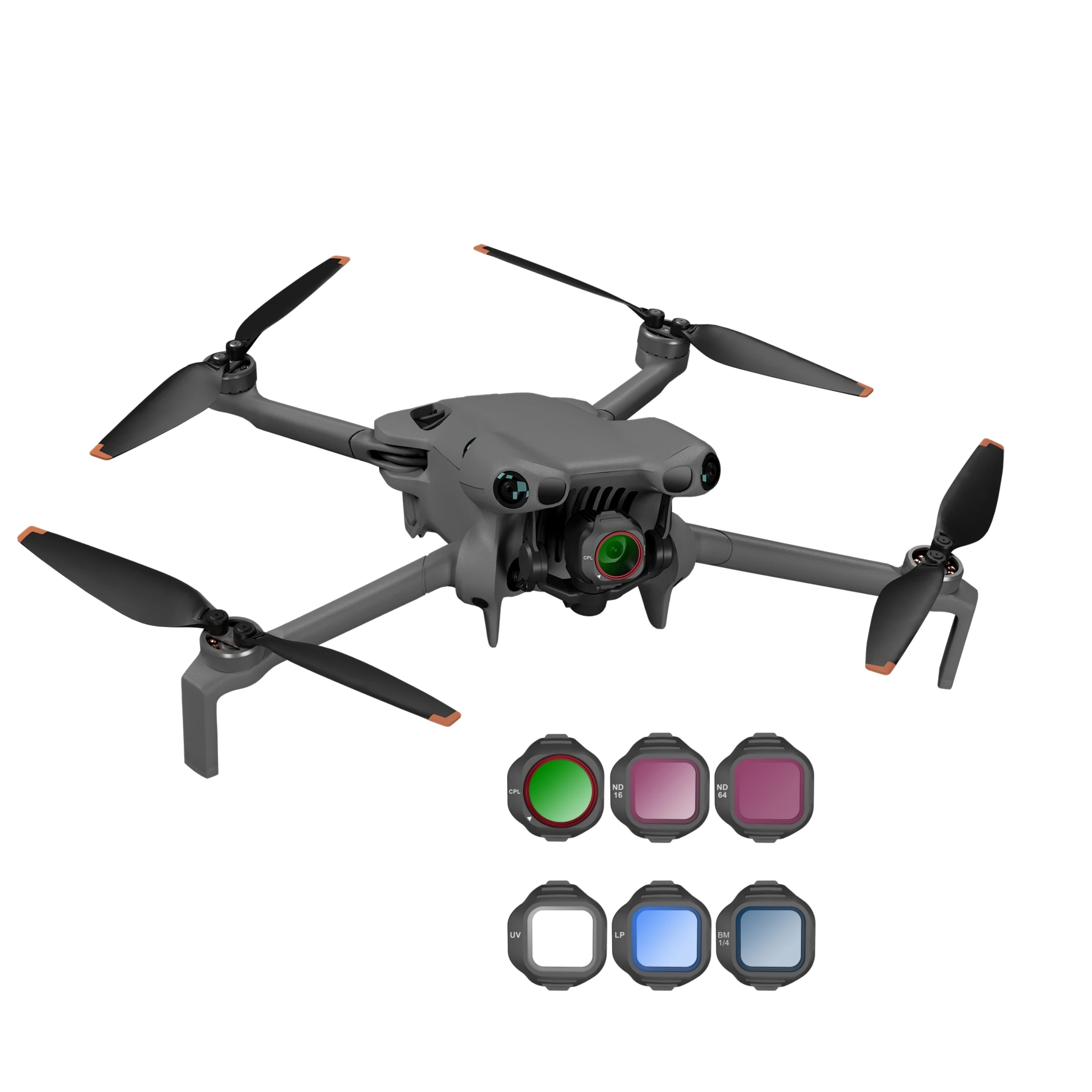 Juego de filtros de lentes para DJI Mini 5 Pro Drone UV LP filtro nocturno Natural ND8/16/32/64/128 Kit de filtros ND - imagen 2