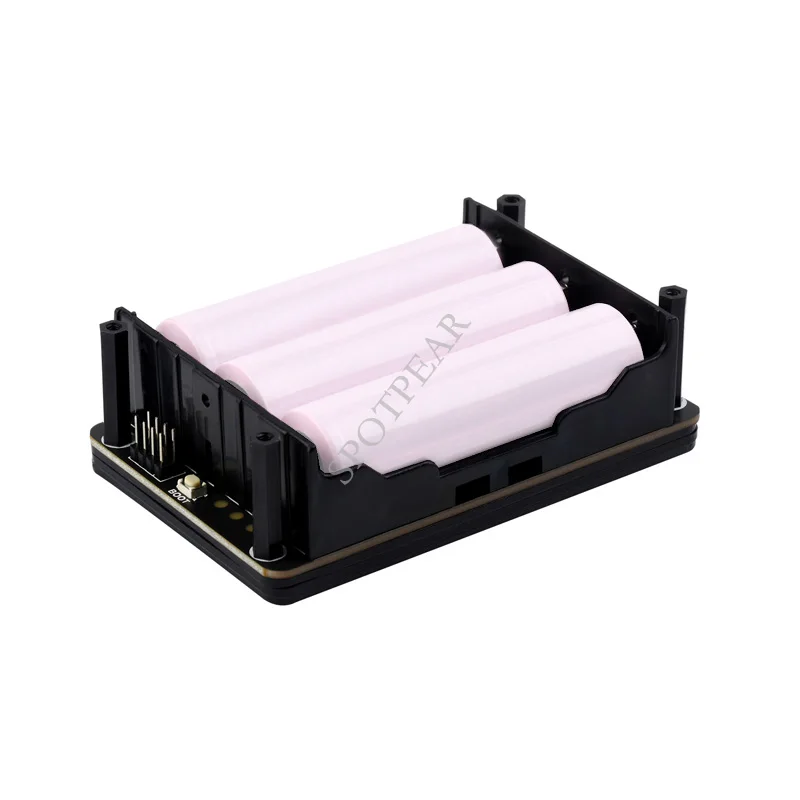 Raspberry Pi 5 UPS 5V5A Placa de expansión de fuente de alimentación I2C Módulo de alimentación ininterrumpida también conexión antiinversa para Pi4B - imagen 4