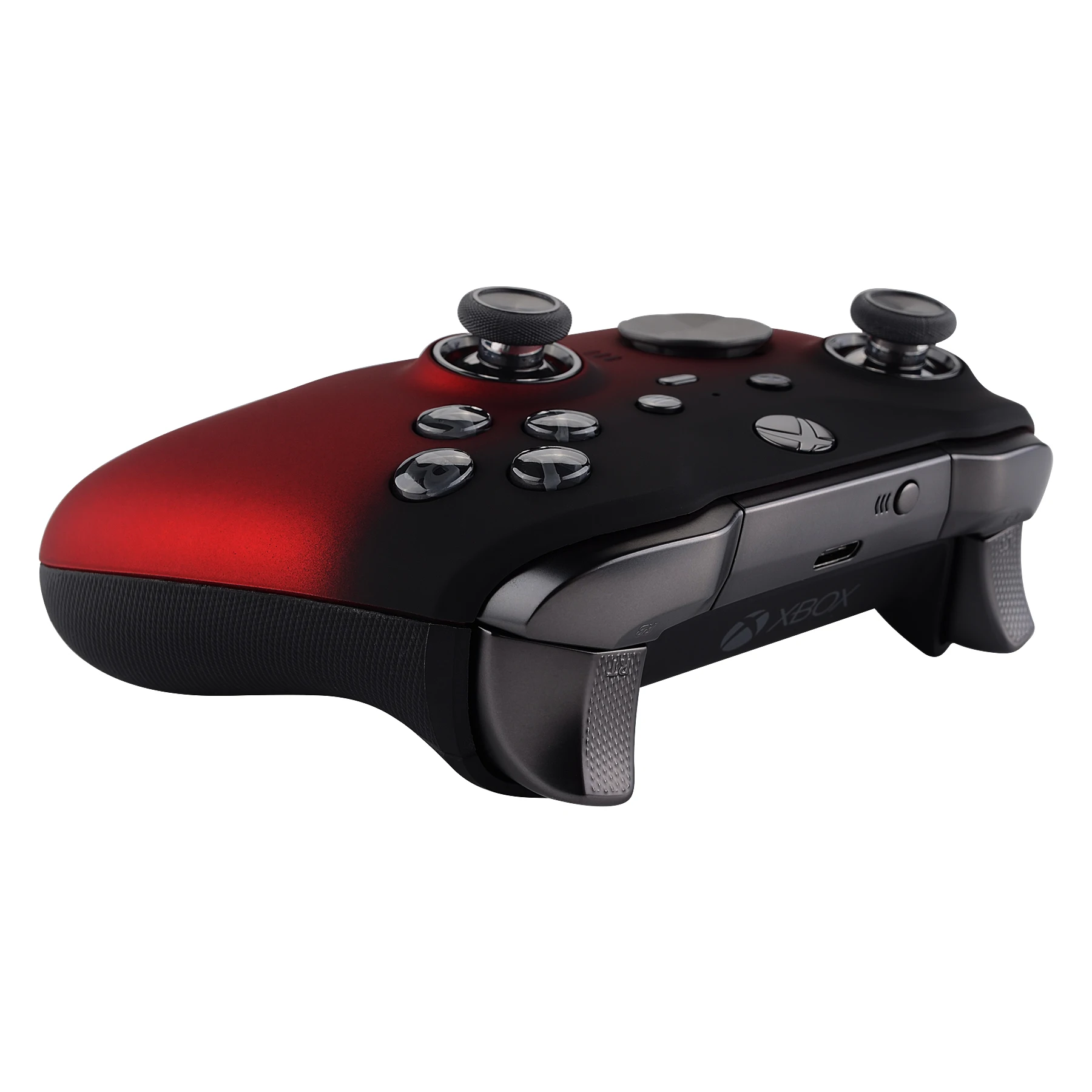 eXtremeRate Kit de reemplazo de carcasa frontal de placa frontal para controlador Xbox One Elite Series 2 modelo 1797 - Rojo escarlata - imagen 5