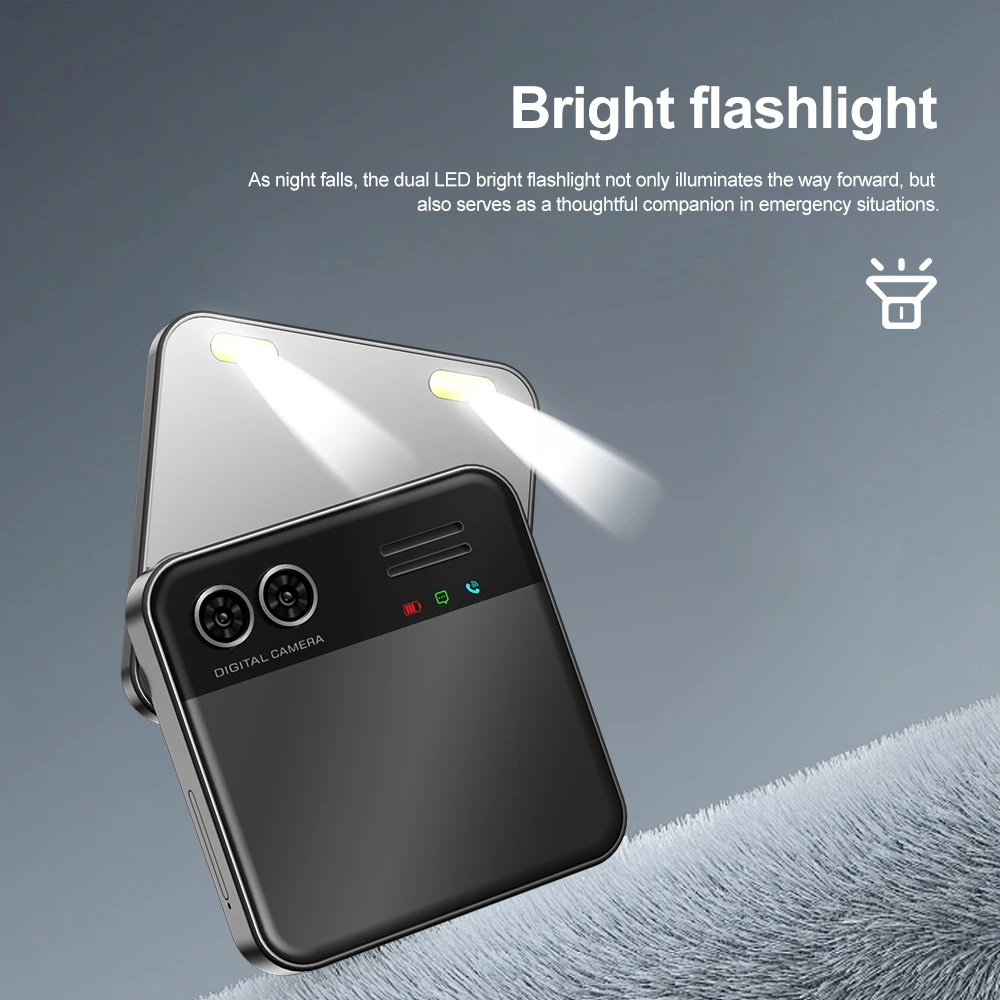 SERVO AUAR11 teléfono móvil giratorio 2,4 "pantalla deslizante 2 SIM linterna de estadio marcación de velocidad voz mágica FM 2G botón pequeño teléfono móvil - imagen 5