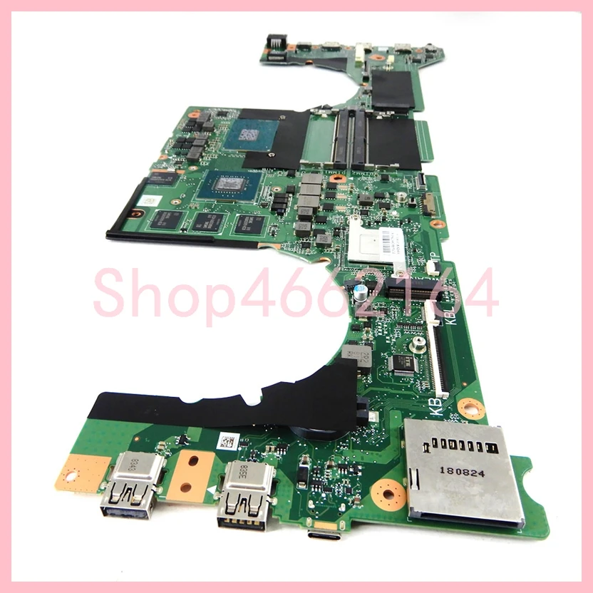 Placa base GL703VD con i5 i7-7th Gen CPU GTX1050 GPU para ASUS ROG Strix GL703VD GL703V GL703 placa base para ordenador portátil DABKNMB28A0 - imagen 5