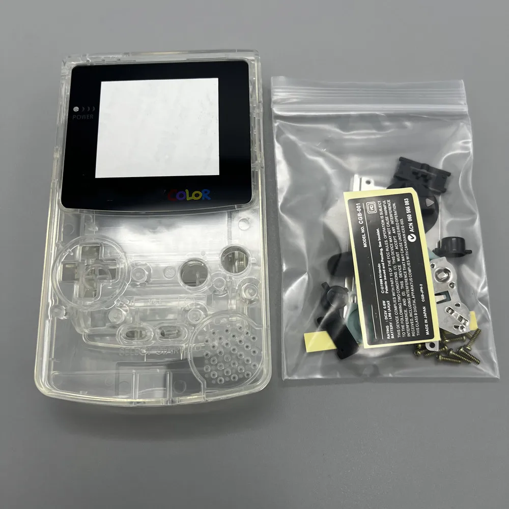 Kit de carcasa de alta calidad para Gameboy COLOR GBC Adecuado para GBC LCD de 2,6 pulgadas, 2,45 pulgadas y 2,2 pulgadas - imagen 3
