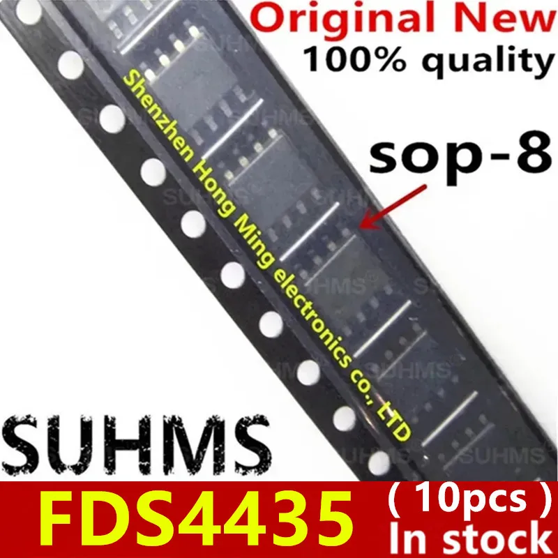 Chipset FDS4435 100% sop-8, 10 unidades, 4435 nuevo