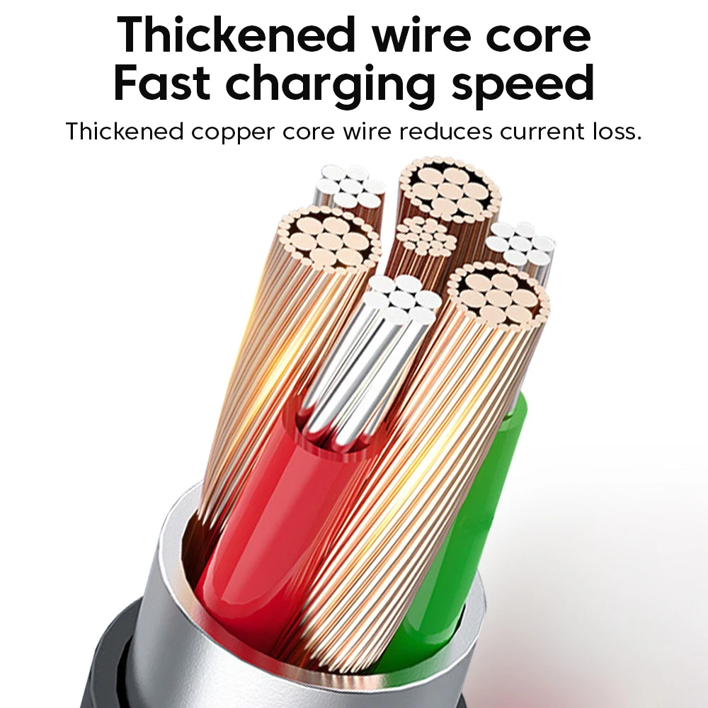 Cable de resorte de coche con conexión ciega USB 6A, Cable de carga rápida retráctil USB A a tipo C para iphone 15 16 Samsung Xiaomi Huawei - imagen 3