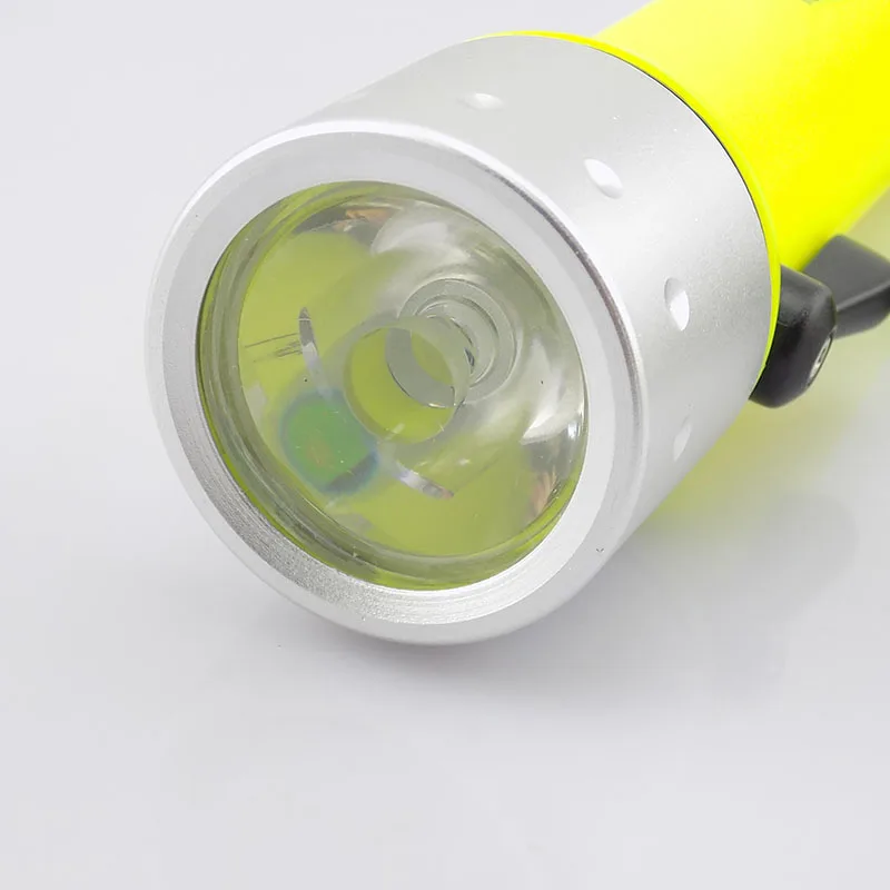 Linterna LED de buceo subacuática profesional, luces de Flash impermeables de 1000ml, equipo de lámpara AA, Linterna de Buceo - imagen 3
