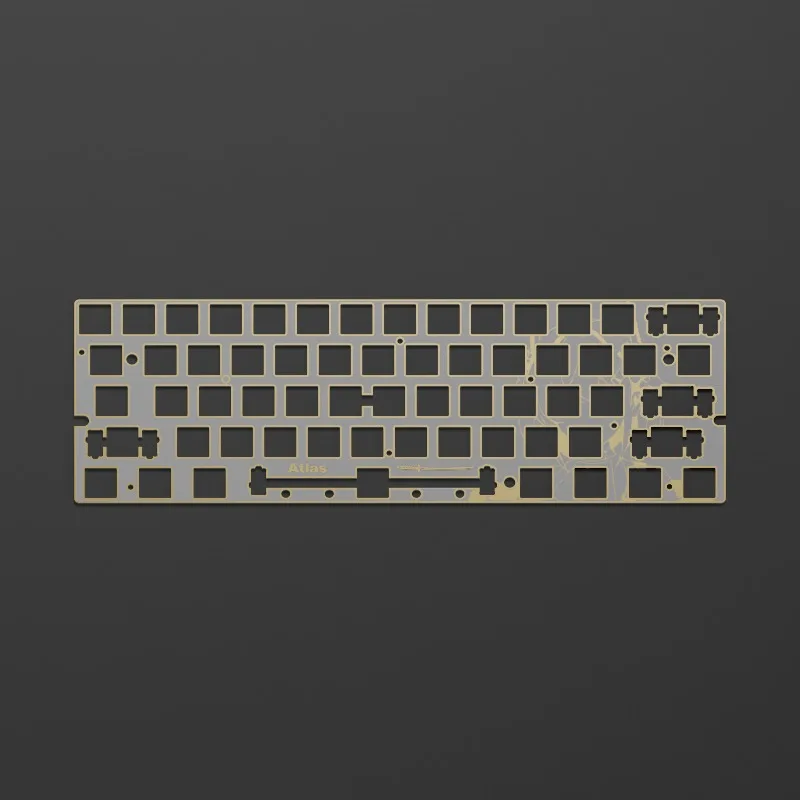 Placa de teclado dedicada Rakkav2 Atlas, placa de posicionamiento dorada de inmersión 6.25u para accesorios de teclado mecánico de oficina para juegos - imagen 4