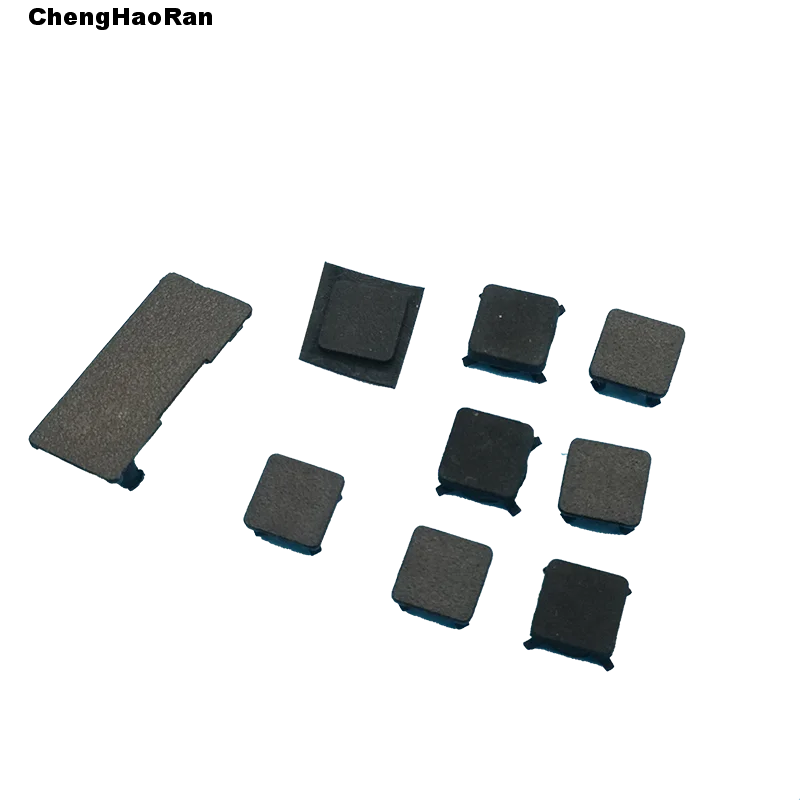 Juego de almohadillas de goma para PS3 Slim 2000 3000, cubierta inferior de silicona, color blanco/Negro, 1 Juego - imagen 5