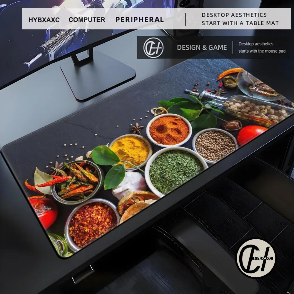Alfombrilla de ratón de cocina moderna, bonita alfombrilla de escritorio HD, alfombrillas para teclado para juegos extendidas, alfombrilla grande de 90x40cm XXL para jugador HYBXAXC, alfombrilla de ratón 90x40 - imagen 3
