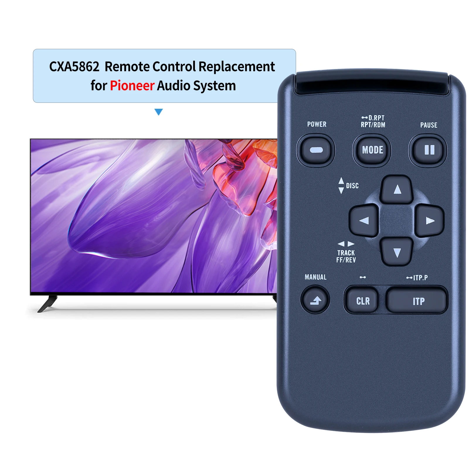 Nuevo Control remoto CXA5862 para Pioneer Carrozzeria CXA5862 Audio - imagen 2