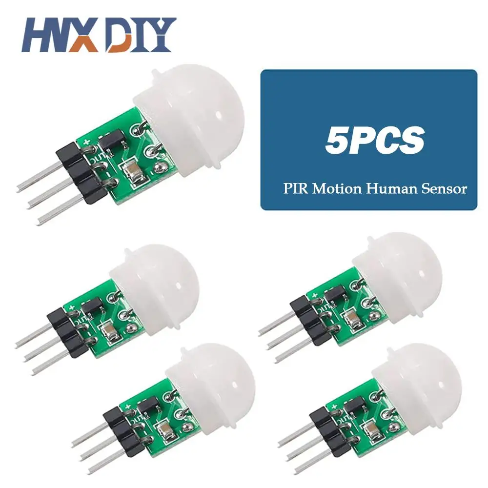 1-10 Uds Mini IR piroeléctrico infrarrojo PIR Sensor de movimiento humano módulo Detector automático Sensor AM312 DC 2,7 a 12V - imagen 2