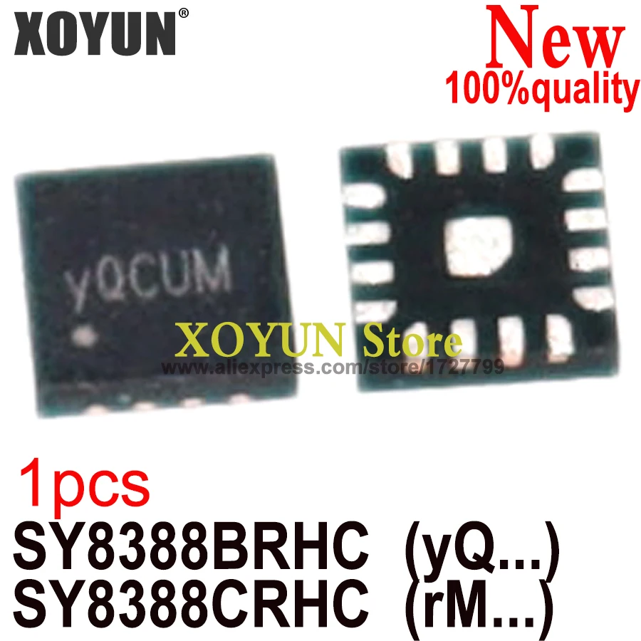 Chipset QFN de 1 pieza, SY8388BRHC, SY8388B, yQCFA, yQC, **, YQCxxx, SY8388CRHC, SY8388C, rMBQZ, rMBQZ, novedad de 100%