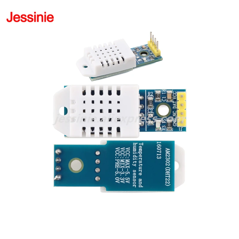 Módulo Sensor Digital de temperatura y humedad DHT22/AM2302, módulo de sonda de detección ambiental para Arduino, 5 uds./1 ud. - imagen 5