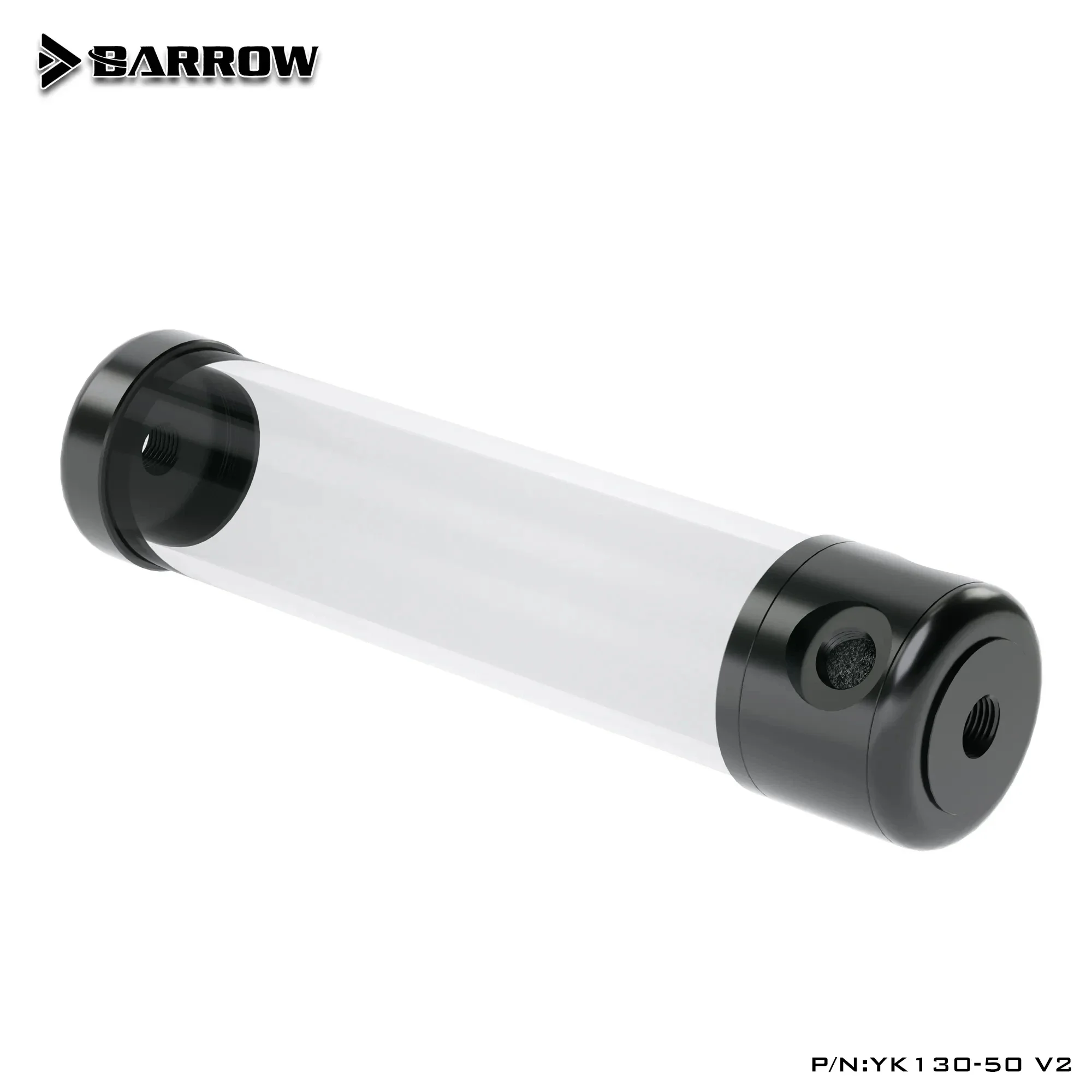 BARROW-tanque de agua acrílico, depósito de rotación de 50mm de diámetro, 130mm/180mm/230mm/280mm de longitud para construir sistemas de refrigeración por agua de PC - imagen 5