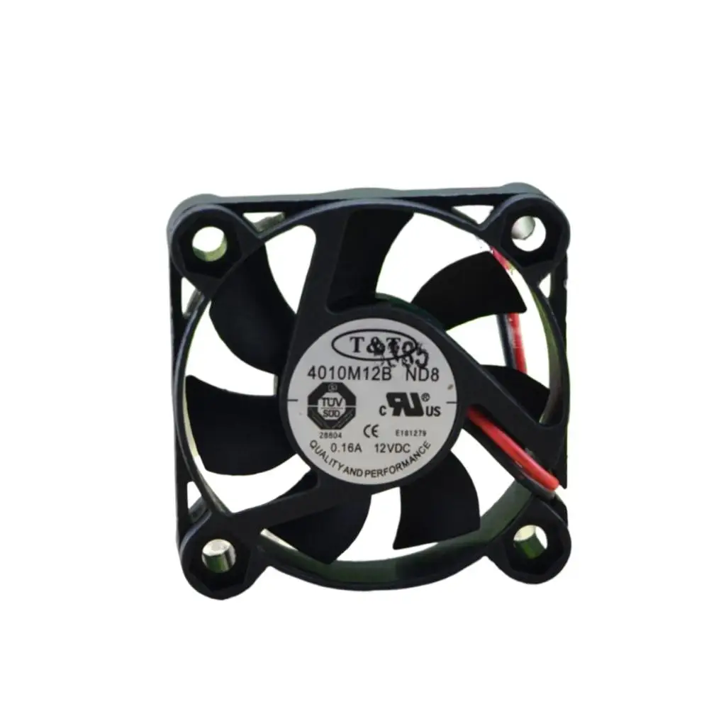 Ventilador Axial silencioso de 40mm para T&T 4010M12F ND8 40x40x10mm 12V 0.16A ventilador de refrigeración ultrasilencioso de doble bola 20dBA - imagen 3