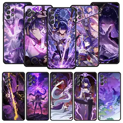 Raiden Shogun Genshin Impact Funda Samsung A51 Antigolpes