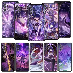 Raiden Shogun Genshin Impact Funda Samsung A51 Antigolpes
