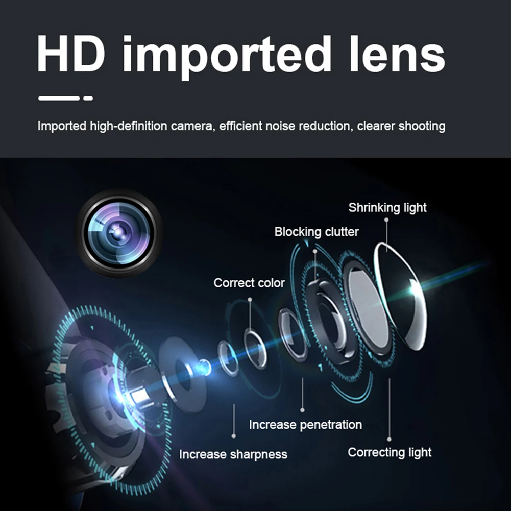 Grabadora de vídeo para ciclismo, cámara corporal portátil de bolsillo con activación de movimiento, cámara corporal de policía de alta velocidad, grabadora portátil para aplicación de la ley - imagen 5