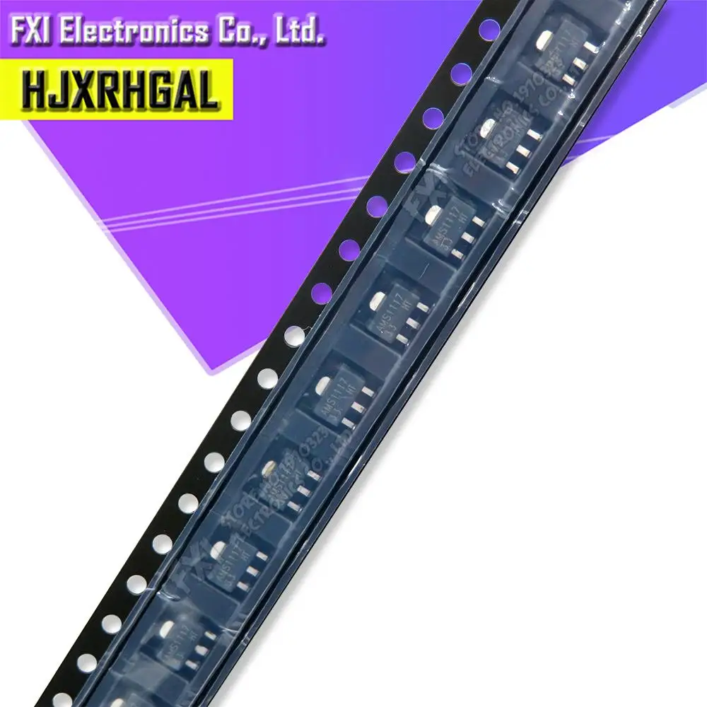 20 piezas serie AMS1117, SOT89, AMS1117-ADJ, AMS1117-1.8, AMS1117-1.2, AMS1117-5.0, AMS1117-2.5, SOT-89