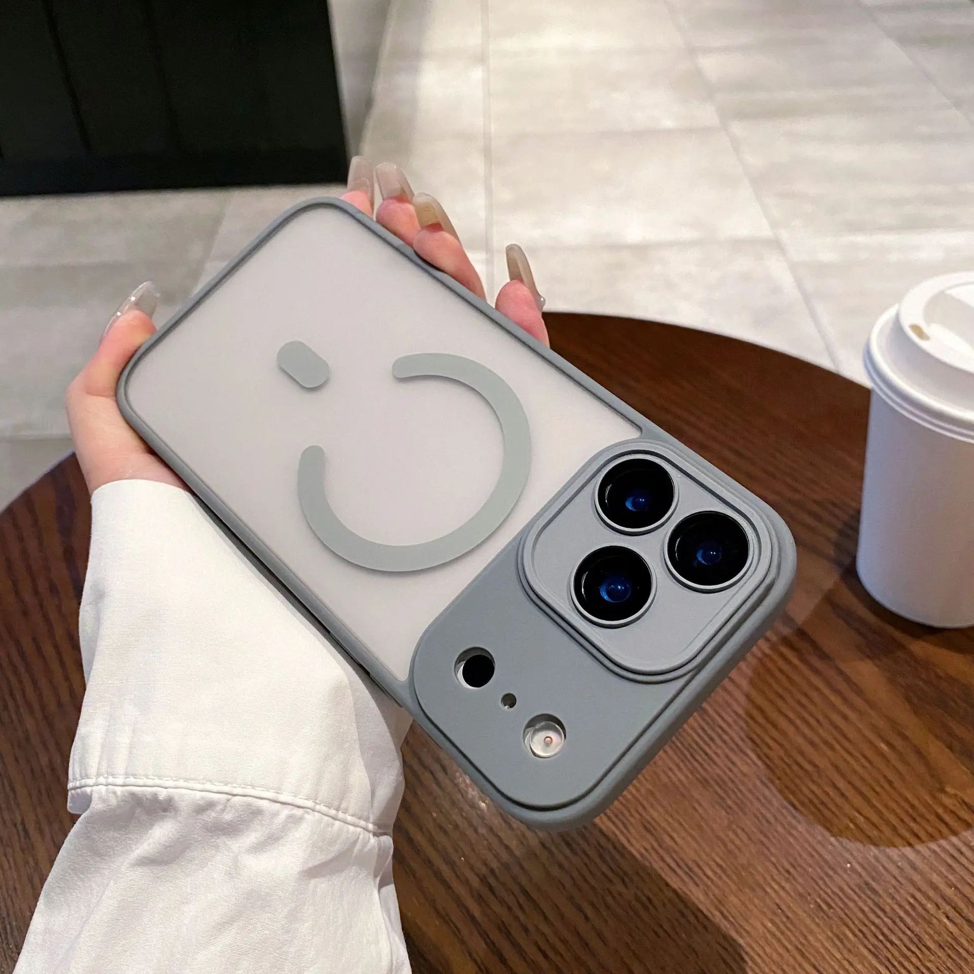 Funda protectora de lente de cámara naranja para Magsafe iPhone 17 Pro Max Air 16 Plus 15 14 13 12 17Pro Mag accesorios de cubierta de teléfono seguro - imagen 3