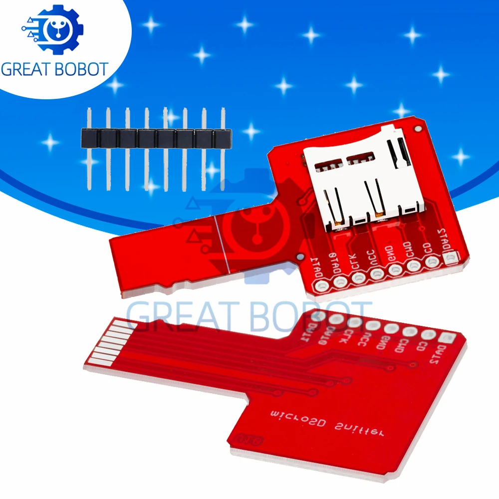 1 ~ 3 uds Micro SD Sniffe tarjeta TF módulo de placa adaptadora spi para arduino