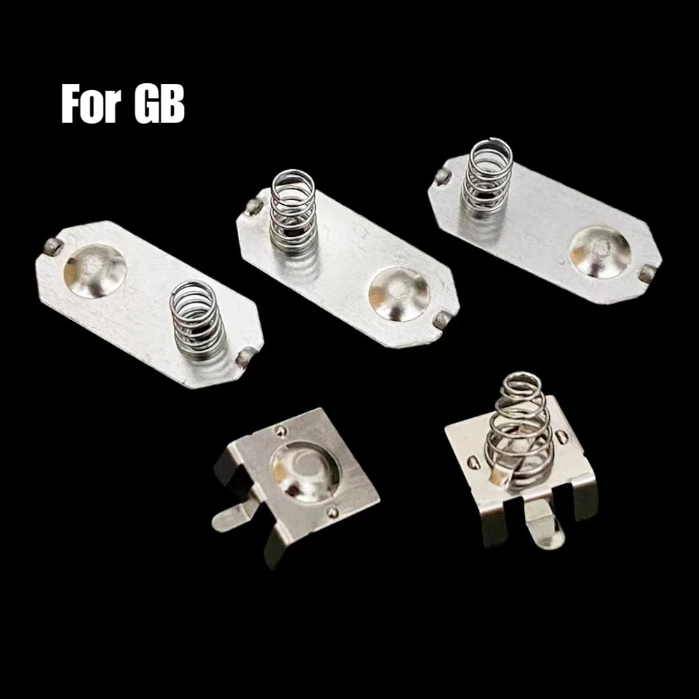 1 Juego de terminales de batería Gameboy Advance Color, reemplazo de contactos de resorte para GB DMG GBA GBC GBP, carcasa de consola y placa base - imagen 5