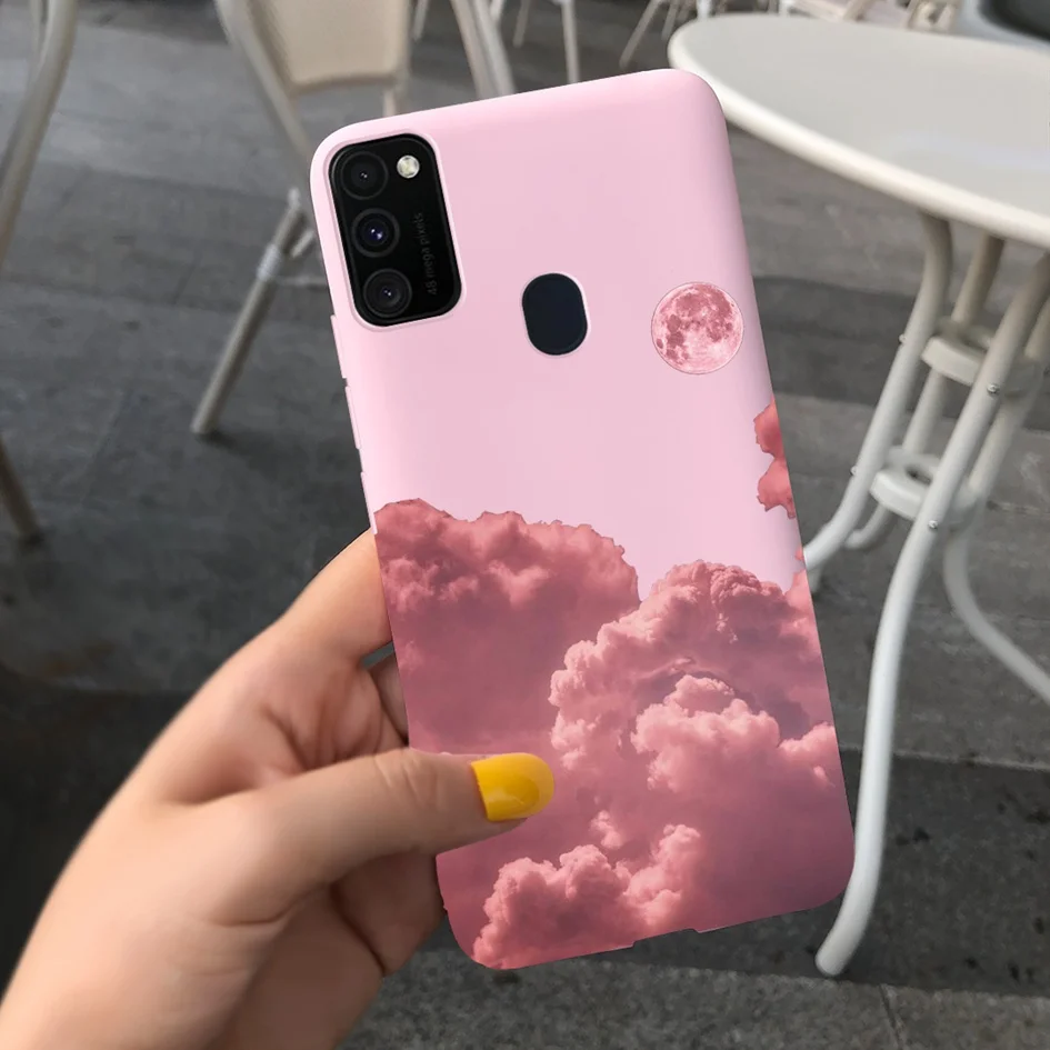 Funda trasera de silicona suave para Samsung M21 2020, carcasa de teléfono con flores a la moda para Samsung M30S, SM-M215F, M, 30S, Coque - imagen 3