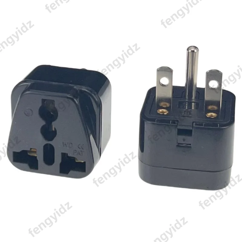 Enchufe de alimentación eléctrica tipo T NEMA 6-15P 250v 15A Universal america conexión a tierra 3 pines enchufe de CA EE. UU. Canadá Japón adaptador de viaje - imagen 2