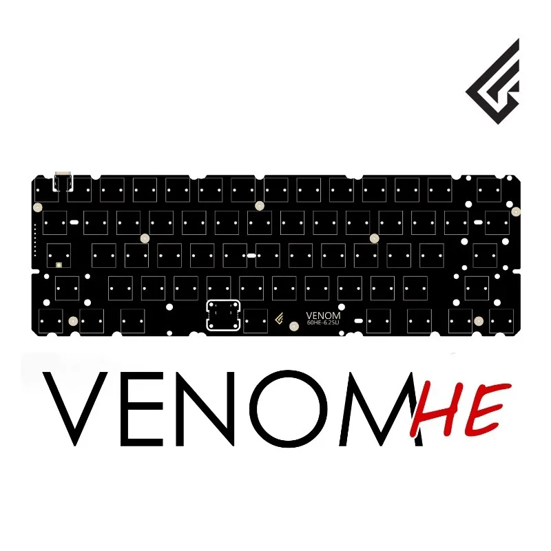 Geonworks Venom 60 HE teclado PCB interruptor magnético personalizado DIY accesorios de teclado mecánico Compatible con GH60 Tofu60 Holy60 - imagen 2