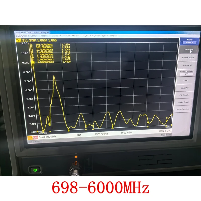 Amplificador de señal de teléfono móvil 3G LTE 4G 5G, enrutador, tarjeta de red, antena externa omni de 600-6000MHz, antena FRP impermeable para exteriores - imagen 4