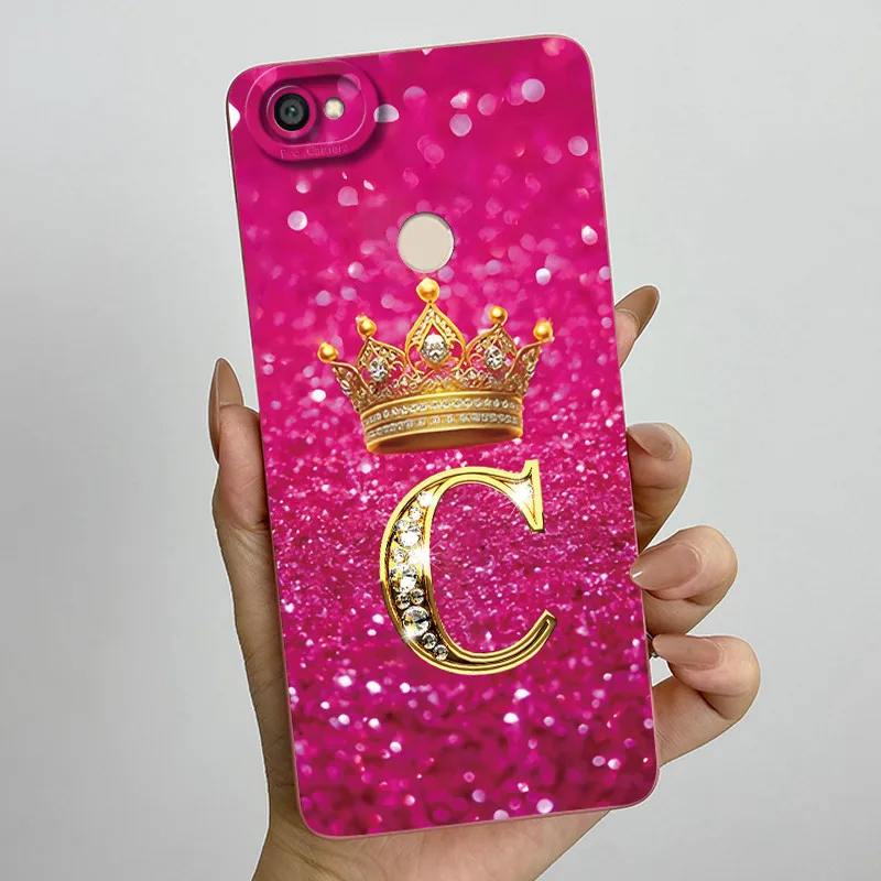 Para Xiaomi Redmi Note 5a funda de lujo corona letras lente de silicona suave cubierta protectora completa para Redmi Note5A Prime Fundas de teléfono - imagen 5