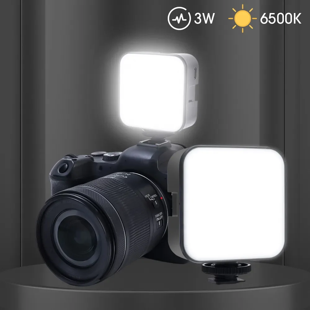 Mini luz LED de relleno de 6500K para teléfono móvil, lámpara para Selfie, transmisión en vivo, portátil, vídeo, fotografía, estudio, lámpara de maquillaje, luz de relleno - imagen 2