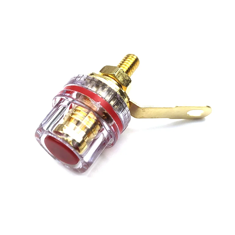 Poste de encuadernación de Terminal de altavoz amplificador de 4 piezas, conector Jack de enchufe Banana de 4mm y 27mm - imagen 4