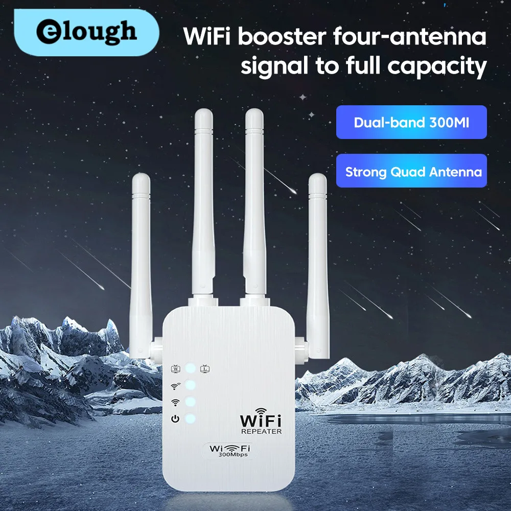 Repetidor WiFi inalámbrico amplificador de señal Wifi extensor WiFi de doble banda 2,4G 802.11bgn Gigabit enchufes UE EE. UU. amplificador WiFi enrutador WPS