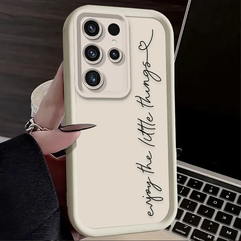 DIY personalizado nombre letras funda blanda para Samsung Galaxy S24 S25 S23 Ultra S22 S21 Plus FE A36 A56 A26 A16 A06 A15 A25 A35 A55 5G - imagen 3