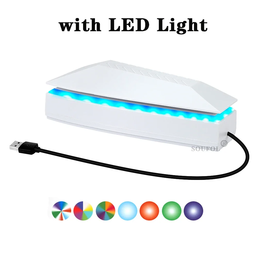 Nuevo ventilador de refrigeración superior para consola PS5 PRO, Base de juego, soporte enfriador con atmósfera RGB a prueba de polvo, iluminación LED colorida - imagen 4