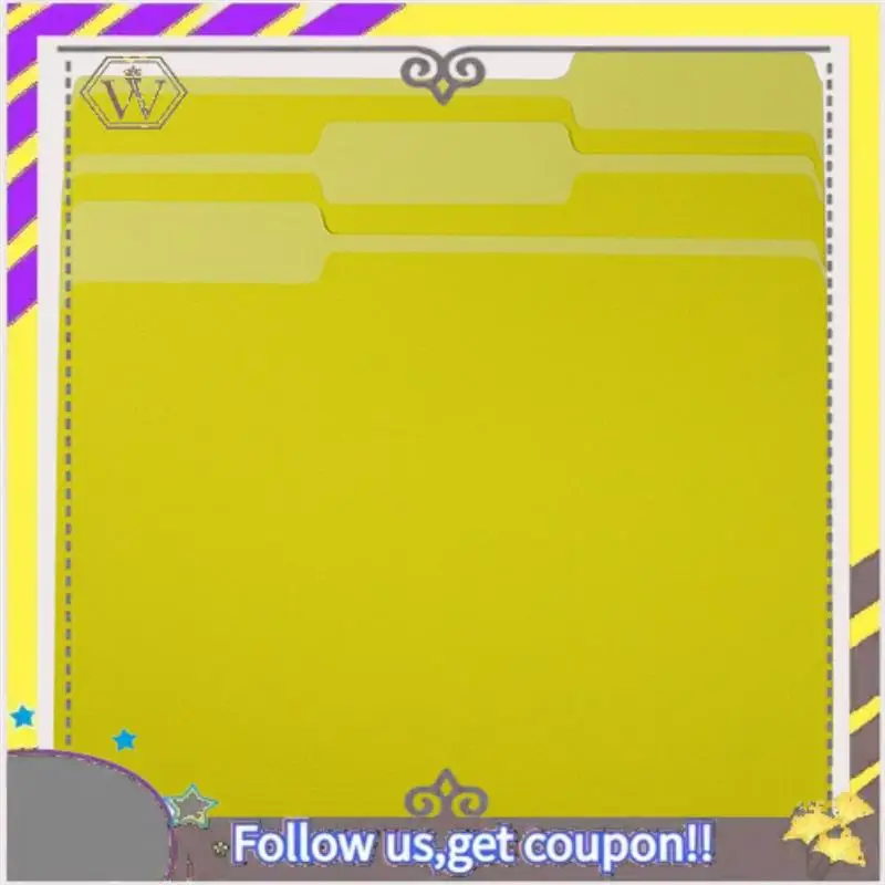 Nuevo Carpeta de una sola página de cinco colores de Color Manila, carpeta de almacenamiento de papel, carpeta de una sola pieza, clasificación de datos de oficina